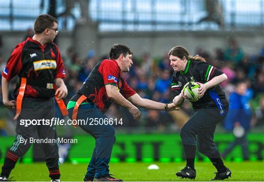 Bank of Ireland Half-Time Minis at Leinster v Cell C Sharks - United Rugby Championship Quarter-Final