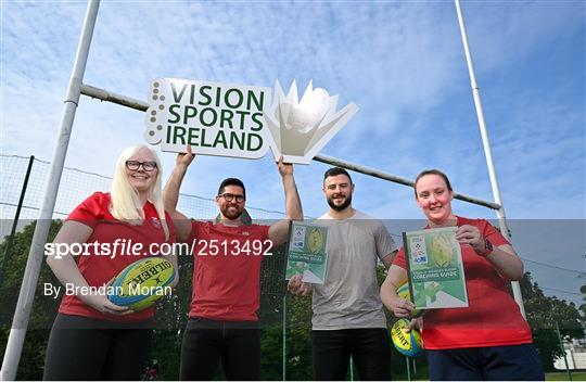 Robbie Henshaw and Ian McKinley Launch new Vision Impaired Rugby Coaching Guide