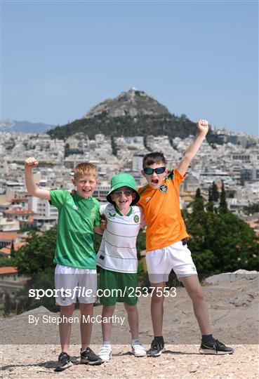 Republic of Ireland Supporters in Athens