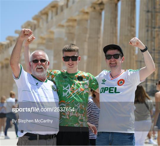 Republic of Ireland Supporters in Athens