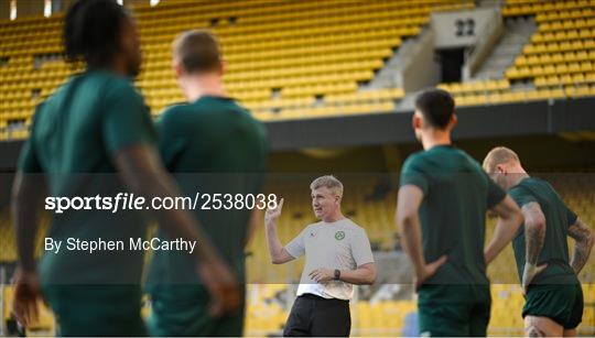 Republic of Ireland Training Session and Press Conference