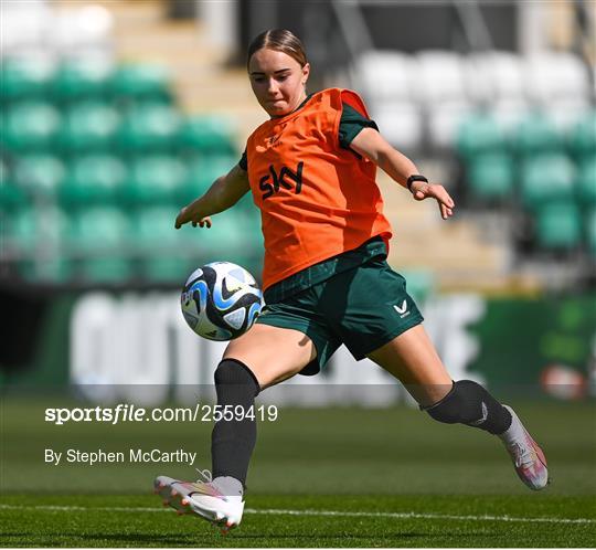 Republic of Ireland Women Press Conference and Training Session