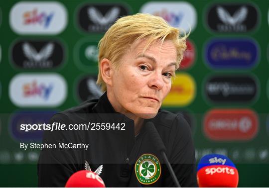 Republic of Ireland Women Press Conference and Training Session