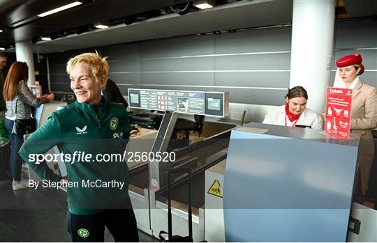 Republic of Ireland Depart for the FIFA Women's World Cup 2023