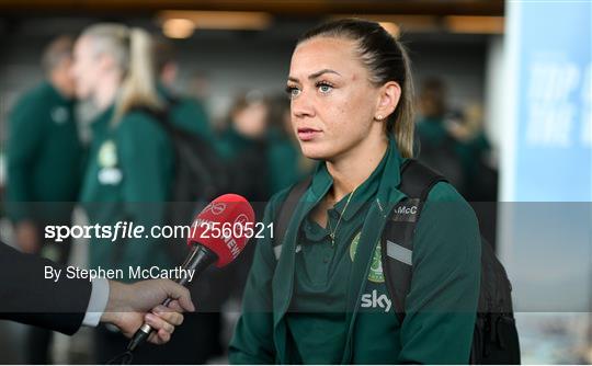 Republic of Ireland Depart for the FIFA Women's World Cup 2023