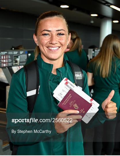 Republic of Ireland Depart for the FIFA Women's World Cup 2023