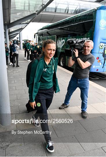 Republic of Ireland Depart for the FIFA Women's World Cup 2023