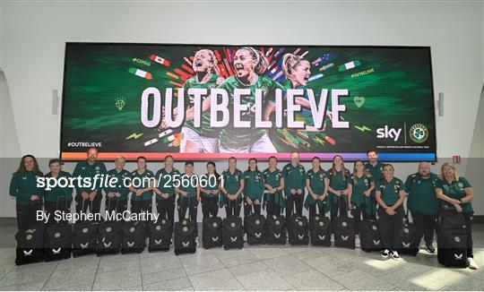 Republic of Ireland Depart for the FIFA Women's World Cup 2023