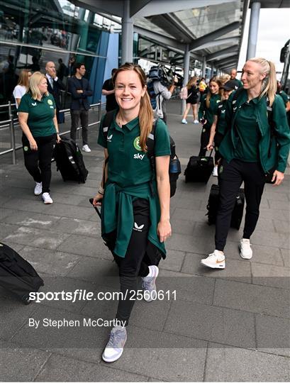 Republic of Ireland Depart for the FIFA Women's World Cup 2023