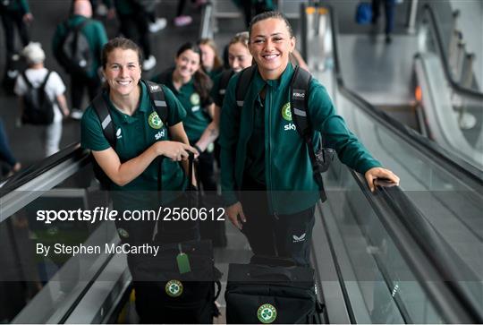 Republic of Ireland Depart for the FIFA Women's World Cup 2023