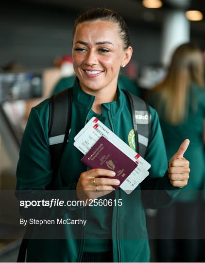 Republic of Ireland Depart for the FIFA Women's World Cup 2023