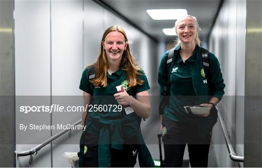 Republic of Ireland Depart for the FIFA Women's World Cup 2023