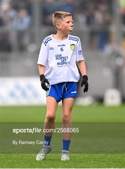 INTO Cumann na mBunscol GAA Respect Exhibition Go Games at GAA Football All-Ireland Senior Championship Semi-Final