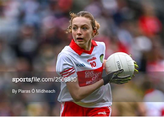 INTO Cumann na mBunscol GAA Respect Exhibition Go Games at GAA Football All-Ireland Senior Championship Semi-Final