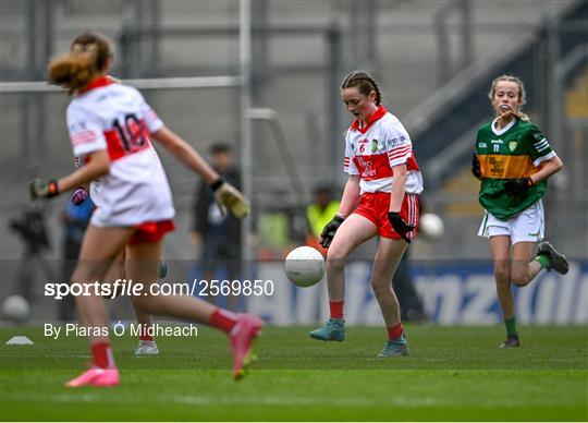 INTO Cumann na mBunscol GAA Respect Exhibition Go Games at GAA Football All-Ireland Senior Championship Semi-Final