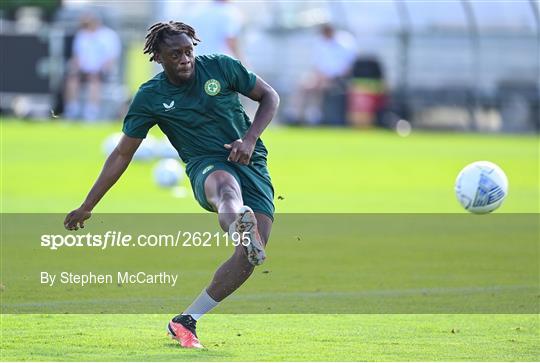 Republic of Ireland Training Session and Press Conference