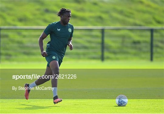 Republic of Ireland Training Session and Press Conference