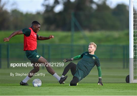 Republic of Ireland Training Session and Press Conference