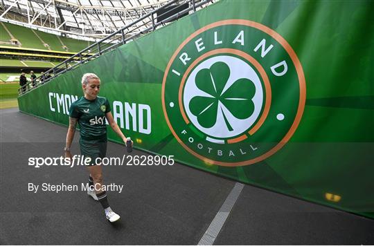 Republic of Ireland Women Press Conference and Training Session