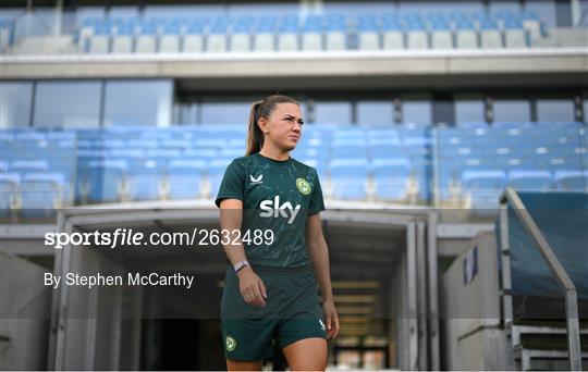 Republic of Ireland Women Press Conference and Training Session