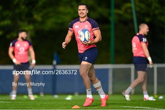 Ireland Rugby Squad Training and Media Conference