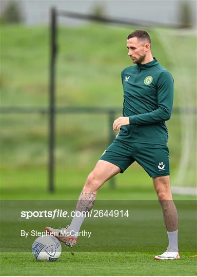 Republic of Ireland Training Session and Press Conference