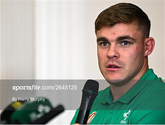 Ireland Rugby Squad Training and Media Conference