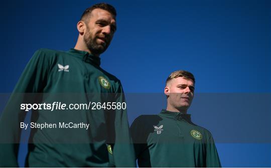 Republic of Ireland Training Session and Press Conference