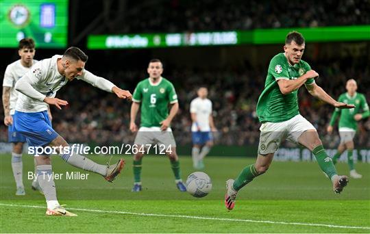 Republic of Ireland v Greece - UEFA EURO 2024 Championship Qualifier