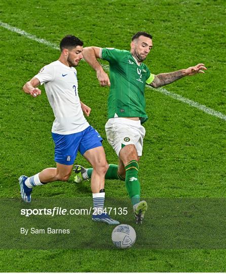 Republic of Ireland v Greece - UEFA EURO 2024 Championship Qualifier