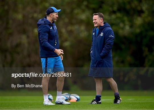 Leinster Rugby Squad Training and Media Conference