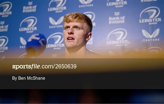 Leinster Rugby Squad Training and Media Conference