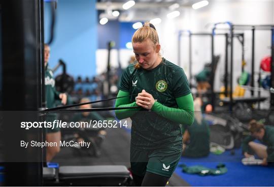 Republic of Ireland Women Prehab and Training Session