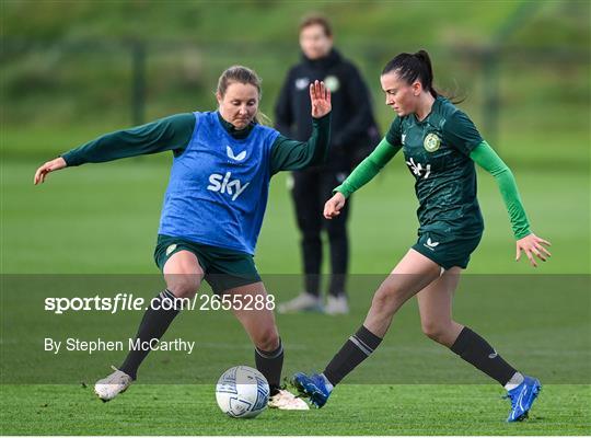 Republic of Ireland Women Prehab and Training Session