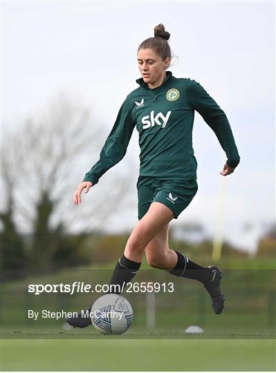 Republic of Ireland Women Prehab and Training Session