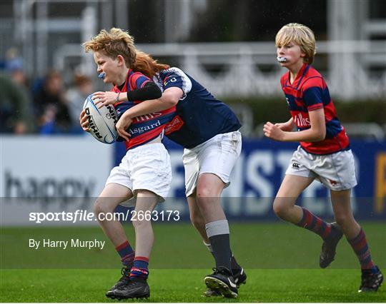 Bank of Ireland Half-Time Minis at Leinster v Edinburgh - United Rugby Championship