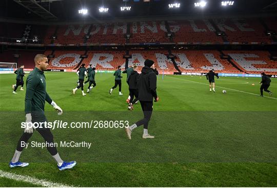 Republic of Ireland Training Session and Press Conference