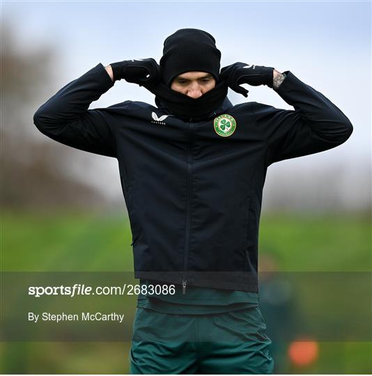 Republic of Ireland Training Session and Press Conference