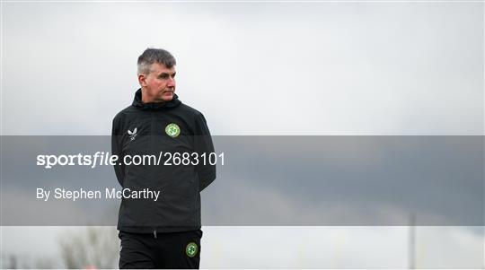 Republic of Ireland Training Session and Press Conference