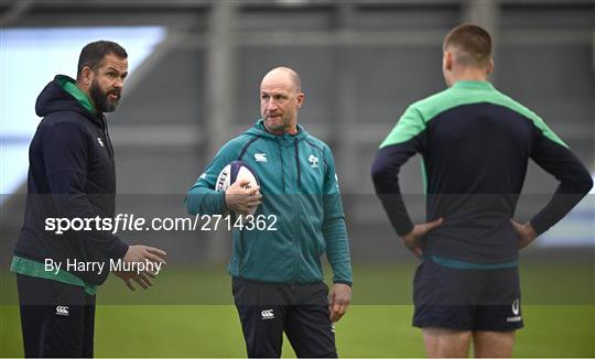 Ireland Rugby Squad Training