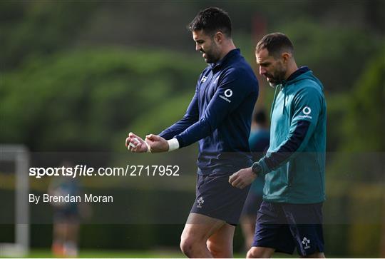 Ireland Rugby Squad Training and Media Conference