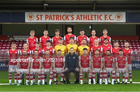 Sportsfile St Patrick #39 s Athletic Squad Portraits 2024 2723159