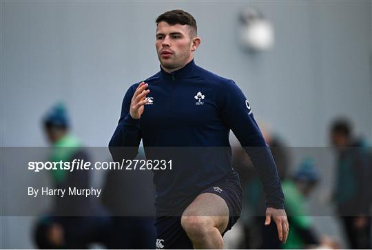 Ireland Rugby Squad Training and Media Conference