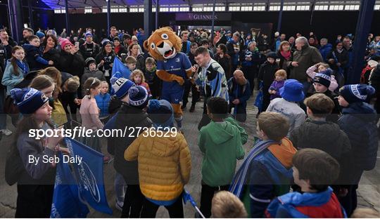 Activities at Leinster v Benetton - United Rugby Championship