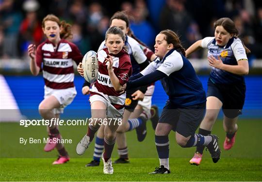 Bank of Ireland Half-time Minis at Leinster v Benetton - United Rugby Championship