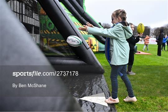 Activities at Leinster v Benetton - United Rugby Championship