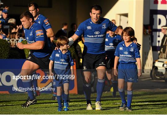 Mascots at Leinster v Ospreys - Celtic League 2013/14 Round 2