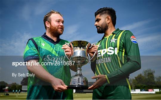 Ireland and Pakistan T20 Captains Photocall