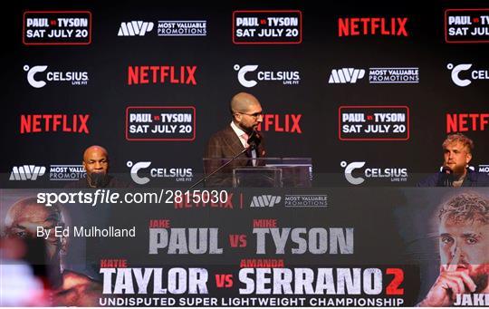 Paul v Tyson & Taylor v Serrano 2 - Press Tour New York