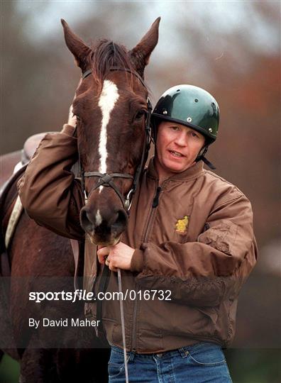 Steve Collins with his horse Jack